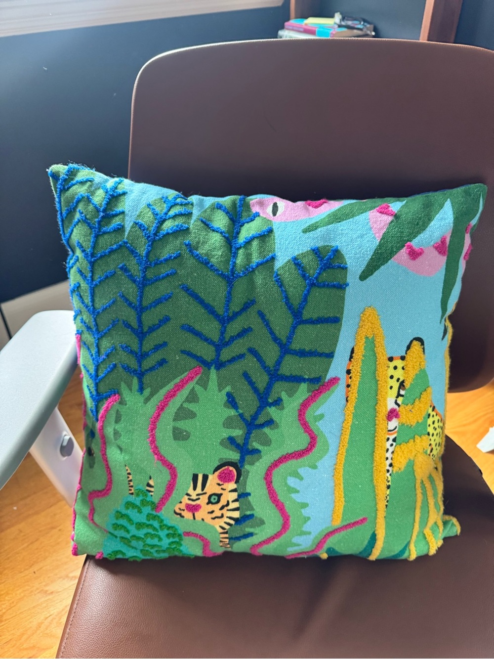 Wild buddies by Jarmel throw pillow